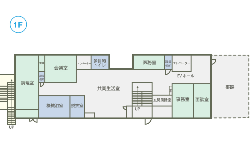 1Fフロアマップ