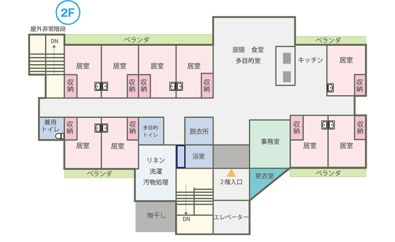 2Fフロアマップ